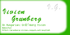 vivien grunberg business card